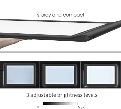 A4 Light Box for Tracing,2 Way Power Suply Drawing Pad Dimmable Brightness