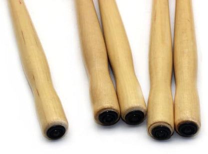 Gullor 5 Pieces Dip Pen Holder, Wooden Comic Pen Nib Holder for Calligraphy Writing Signing - color: Wood
