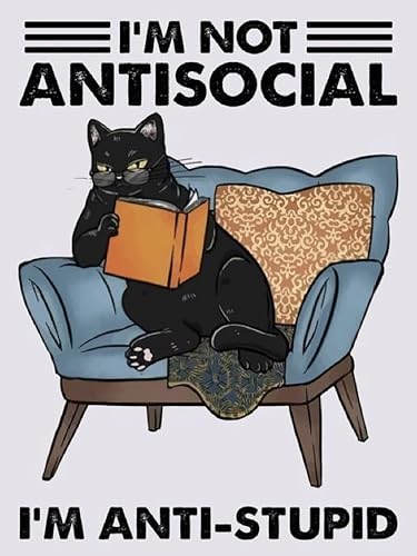 ijbnhd Black Cat Diamond Art Kits for Adults Diamond Painting Kits | Cat Diamond Painting Kits for Adults, DIY Full Drill Gem Art Crystal Rhinestone for Wall Home Decor 12X16inch - color: Black Cat, size: 12x16in(30x40cm)