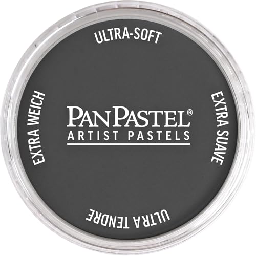 PanPastel Artist Pastels by GOLDEN, Pearl Medium Black (Fine), 2.44” / 62mm Pan Diameter, Professional Artist Pastels, Unique Pan Format (cake-like) - color: Pearl Medium - Black FINE, size: 1 Count (Pack of 1)