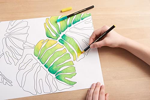 Edding e-1340 Felt-Tip Pens Pack of 10 with Flexible Tip green - color: 04: 10 Pens - Green