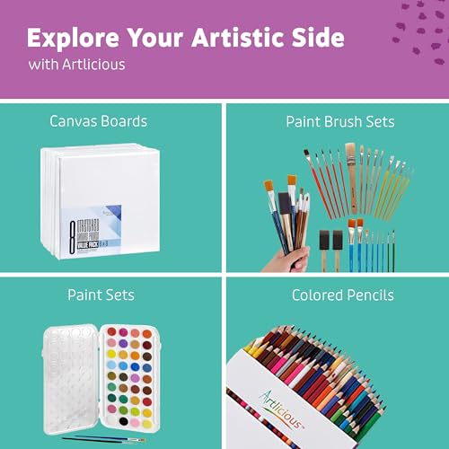 Artlicious Portable Drawing Board with Handle - Sketch Clipboard Artists - size: 13x17