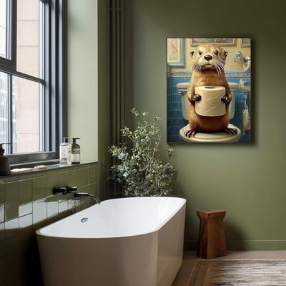 Diamond Art Kits for Adults,Funny Otter Diamond Painting Kits 12x16in - color: DP03000