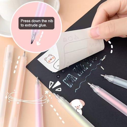 Arvakr Scrapbooking Tools, Scrapbook Supplies with Sticker Tweezers, Glue Pen for Crafting, Card Making, Sticker Cutter, Paper Craft
