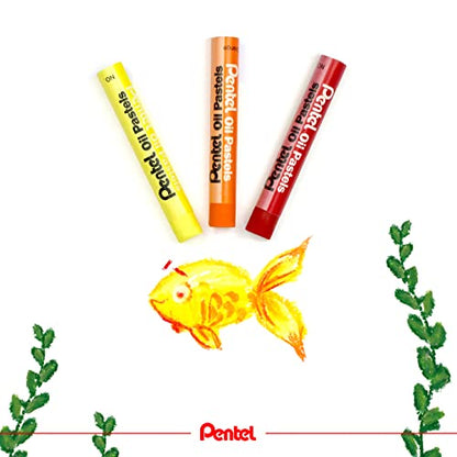 Pentel Oil Pastels - Set 50 - size: 50 Count (Pack of 1)
