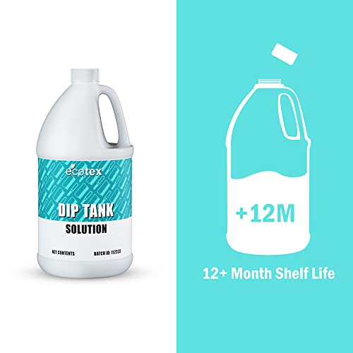 Ecotex® Dip Tank Solution - Emulsion & Ink Remover for Screen Printing, 4GL - size: 4 x 1 Gallon - 128 oz.