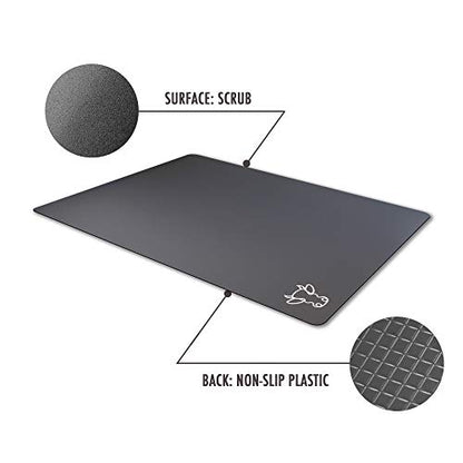 Fotouzy Flexible Plastic Cutting Board Mats with Food Icons, BPA-Free, Non-Porous, 100% Non-slip Back and Dishwasher Safe, Unique Modern Neutral Colors, Set of 4 - color: 4 Gray