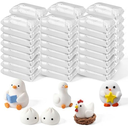 VioraWhite 40 Pcs 21 oz Air Dry Clay Bulk Modeling Clay,White | Ultra Lightweight Foam Modeling Clay for Kids Adults, DIY Crafts Party Arts, School Project Gifts Supplies - color: White