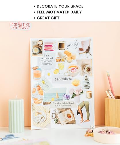 Lamare Vision Board Collage Book - 1000+ Images & Vision Board Supplies | Bring Your Dreams to Life | Collage Kit, Vision Board Kit, & Collage Supplies for Manifestation, Scrapbooking, & Inspiration - color: Collage Book