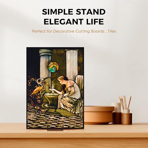 TR-LIFE 14 Inch Heavy Duty Plate Stand (2 Pack) - Metal Display Easel for Large Plates, Platters, Picture Frames, Signs, and Posters - size: 14 Inch