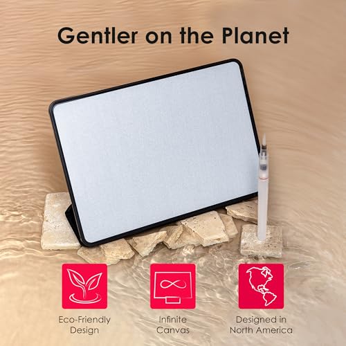 Buddha Board Enso – Portable Water Painting Board with Brush – Reusable Zen Drawing Canvas for Mindfulness, Meditation, and Creative Relaxation – Travel Art Set