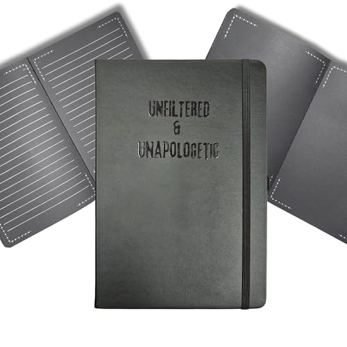 Julia's Journals Black Paper Journal for Writing or Sketch - 200 Pages (100 Sheets) - 100 GSM - A5 Note Book