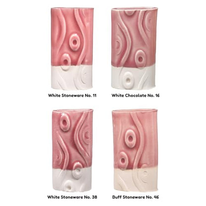 AMACO Celadon High Fire Gloss Glaze, 16 oz. (473 mL), C-53 Weeping Plum | Transparent, Mixable Mid-High Fire Cone 5-6 (C) Liquid Ceramic Pottery Glaze for Bisque - color: C-53 Weeping Plum