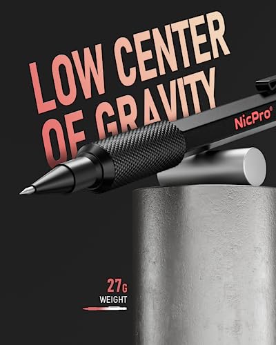 Nicpro 2mm Mechanical Pencils Set with Case, MP2000 Metal Drafting Pencil | 24 Black & Colored Refill, Eraser, Weatherproof Metal Barrel, Non Slip Grips, Heavy Duty Carpenter Pencil For Writing Drawing - size: 1 Pack