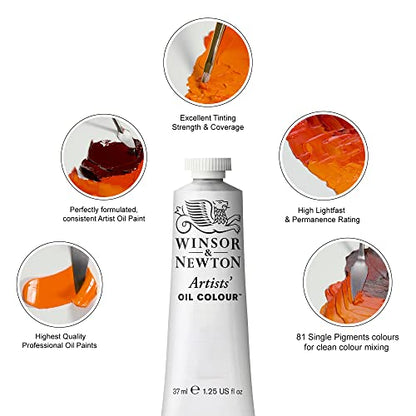 Winsor & Newton Artists' Oil Color, 37ml (1.25 oz) Tube, Brown Ochre - color: Brown Ochre, style: 1.25-oz Tube