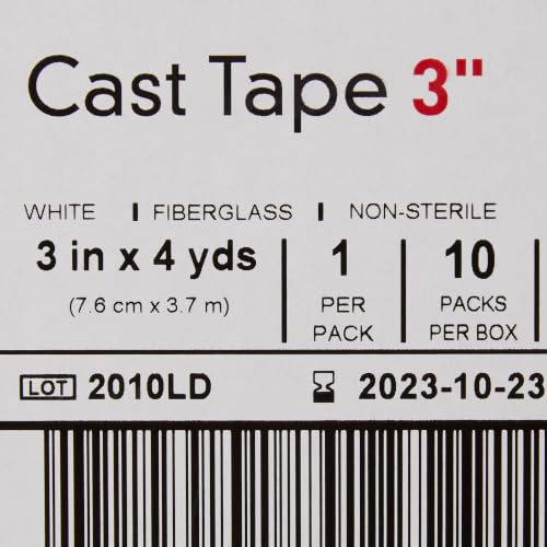 McKesson Cast Tape, White, 3 in, 1 ct | Fiberglass, 4 yds