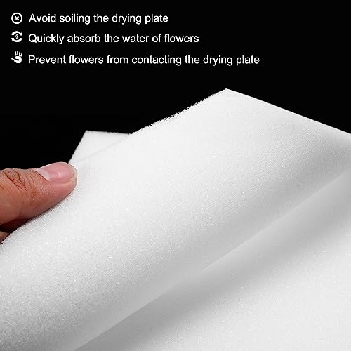 PATIKIL 8"x6"x0.2" Foam Handicraft Sheets, 1 Set/6 Sheet Soft Crafting Sponge Foam Paper Set for DIY Flower Press Art Handicraft, White - size: 8"x6"x0.2"