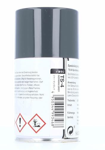 Spray Lacquer TS-4 German Grey - 100ml Spray Can 85004