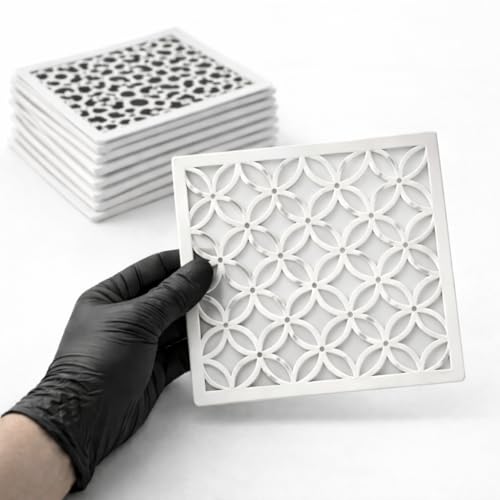 LiME LiNE Reusable Airbrush Stencil Sets for Airbrushing, Custom Paint & Crafting (Ornamental Stencil Set) - style: Ornamental Stencil Set.