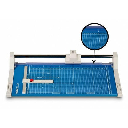 Dahle 550 Professional Rotary Trimmer, 14" Cut Length, 20 Sheet Capacity, Self-Sharpening, Dual Guide Bar, Automatic Clamp, German Engineered Paper Cutter - size: 14" Cut Length