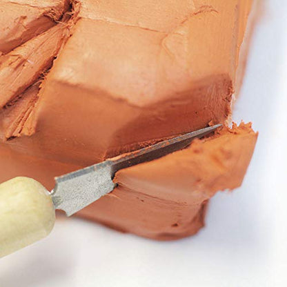 Mont Marte Premium Air Hardening Clay, Terracotta, 500g (1.1lb), No Baking Required - color: Terracotta, size: 500g - 1 Pack