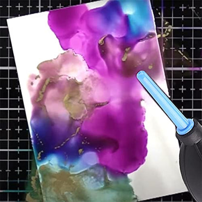 Briartw Soft Alcohol Ink Air Blower Dust Chips Camera Cleaner Craft Arts Painting Drawing Ink Black Blower Pump Hand Held Tool - color: 1 Pcs Alcohol Ink Air Blower