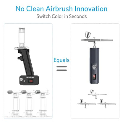 Actekart 5pcs 0.3mm No-Clean Airbrush Spray Modules (5pcs 0.3mm Airbrush Spray Modules Kit) No Clean Air Brush Bottles Cordless (TK-AB0077-503S) - size: 0.5mm