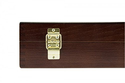 Creative Mark Capri 2 Deluxe Wood Artist Paint Box - Storage for Art Supplies, Paints, Mediums, Brushes, Compartment Storage, Lightweight, Travel - [Oil-Stained – Dark Walnut Finish] - color: Walnut