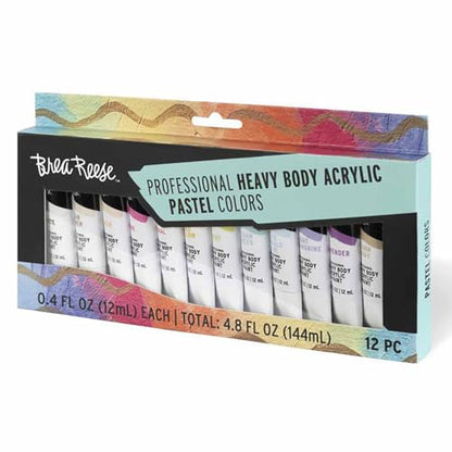 Momenta Brea Reese Acrylic Paint Set 12/Pkg-Pastel