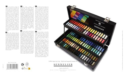 SENNELIER Extra-Soft French Half Pastel Professional Artist Box Set, 120-Colors - size: 1 Count (Pack of 1)