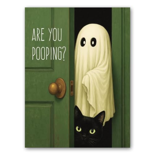 ICYANART Ghost Diamond Art Kits for Adults, Halloween Diamond Painting Kits | Funny Diamond Art Painting Round Drill, Gem Art for Adults Cute Paint by Diamond for Home Wall Decor 11.8x15.8 Inches - color: Funny Ghost