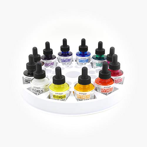 Dr. Ph. Martin's Hydrus Fine Art Watercolor (Set 1) Watercolor Set, 1.0 oz, Set 1 Colors, 1 Set of 12 Bottles