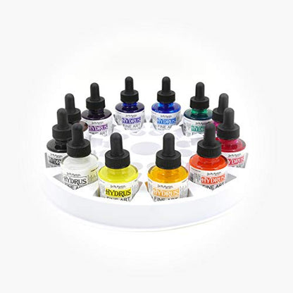 Dr. Ph. Martin's Hydrus Fine Art Watercolor (Set 1) Watercolor Set, 1.0 oz, Set 1 Colors, 1 Set of 12 Bottles