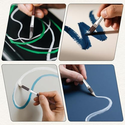 Pinstriping Brush 5 pcs High Performance Detail Script Liner, Scroll, Sword, Dagger, Striper, Professional Travel Art Paintbrushes Paint Brushes