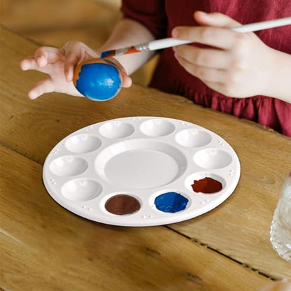 20Pcs Paint Tray Palettes, Plastic Paint Pallets, Watercolor Palette | [Painting Tray for Painting Party][DIY Craft and Art Painting]