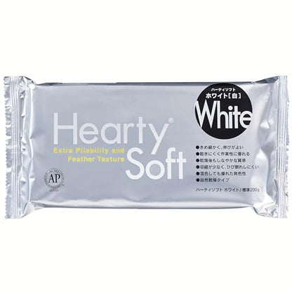 Activa Hearty Soft Clay, White, Lightweight Air Dry Clay 180g (6.3 oz) | Fine & Flexible Texture Perfect for Flowers, Sweets & Deco, Miniature Food - size: 200g