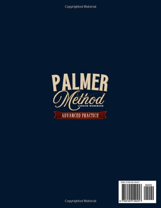 Palmer Method Cursive Workbook: Advanced Practice: The Business Writing and Penmanship Book