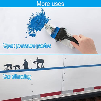 Rubber Roller, Ideal for Anti Skid Tape Construction Tools, Print, Ink and Stamping Tools (8-Inch, Black) - size: 8-Inch