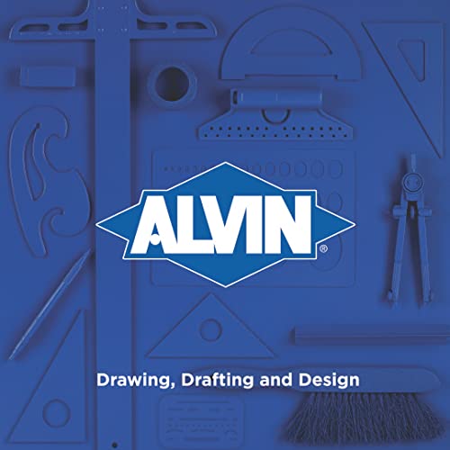 ALVIN Circle Radius Master Template TD1202, Template for Artists, Architects, Design and Drafting, 3/64th" to 7.5" scale - style: Circle Radius Master