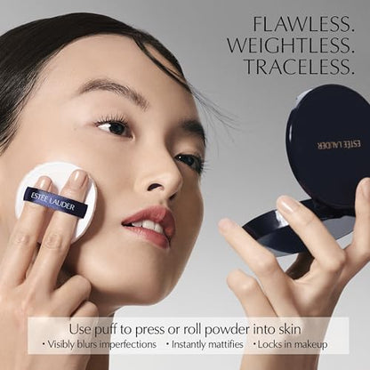 Estée Lauder Double Wear Stay-in-Place Matte Setting Powder Veil | Pressed Setting Face Powder Compact with Puff | Oil-Control with Sheer Coverage - color: 03 Translucent Medium - For medium skin tones