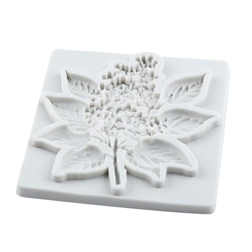 Flower Polymer Clay Mold Flower Branch Leaf Silicone Molds - color: Style J