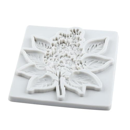 Flower Polymer Clay Mold Flower Branch Leaf Silicone Molds - color: Style J