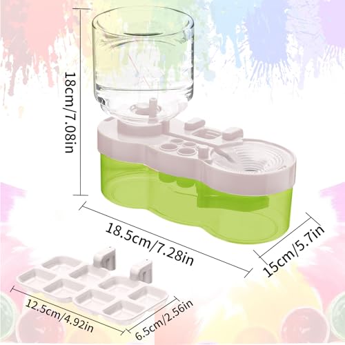 Upgraded Paint Brush Cleaner Tool,Brush Rinser Cup Painting Running Water Circulation Art Supplies for Acrylic,Watercolor and Water Based Creative Gift for Adult Artist Beginner and Painter - color: Green