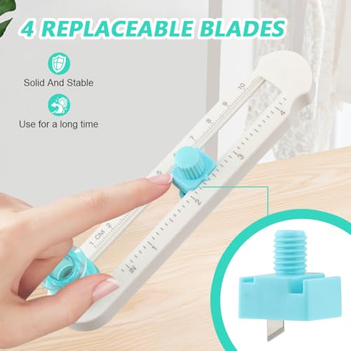 Circle Cutter for Paper Crafts – Rotary Knife, Scrapbooking/Card Making, Cuts 0.78-7.87" - color: Circle Cutter