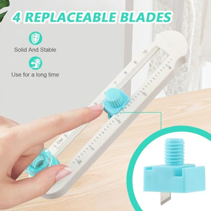 Circle Cutter for Paper Crafts – Rotary Knife, Scrapbooking/Card Making, Cuts 0.78-7.87" - color: Circle Cutter