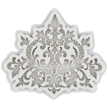 Baroque Polymer Clay Mold Curlicues Scroll Lace Silicone Molds | Jewelry Making Epoxy Resin Casting Air Dry Polymer Clay Craft - color: Style D
