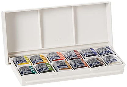 Winsor & Newton Cotman Watercolor Paint Set, Sketchers' Pocket Set - style: 12 Half Pan Sketchers Pocket Set
