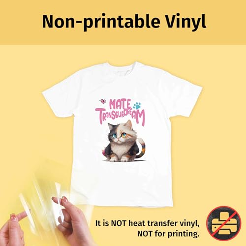 TransOurDream Heat Transfer Mask & Iron on Tape(30 Sheets, 8.5x11") - Iron-On Clear Positioning Film for Light Transfer Paper & Printable HTV on Shirts - color: Mask-Light, size: 30 Sheets