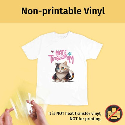 TransOurDream Heat Transfer Mask & Iron on Tape(30 Sheets, 8.5x11") - Iron-On Clear Positioning Film for Light Transfer Paper & Printable HTV on Shirts - color: Mask-Light, size: 30 Sheets