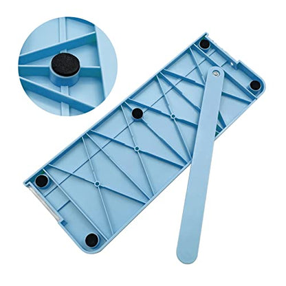 Paper Cutter, A4 Paper Trimmer with Security Safeguard & Side Ruler Portable Straight Edge Cutter for Scrapbooking Craft Paper, Photos, Label, Cardstock (Blue) - color: Blue